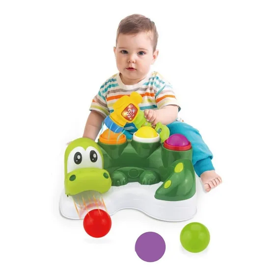 Juego Didáctico Cocodrilo Con Pelotitas  (326)