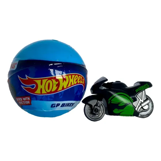 Hot Wheels- Pack X5 Pelotas Surtida 1 Moto A Fricción- Hw006