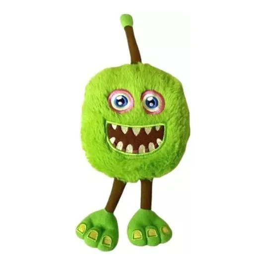 Pelúcia My Singing Monsters Sabugo Peludo Verde 30cm