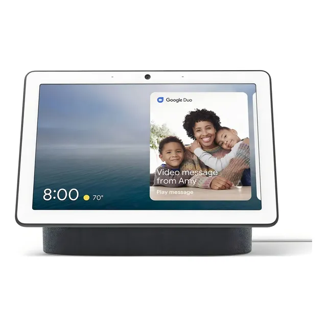 Google Home Nest Hub Max Pantalla Tactil 10 Color Blanco