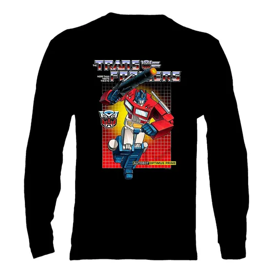 Polera Manga Larga Transformers - Ver 05 - Optimus Prime