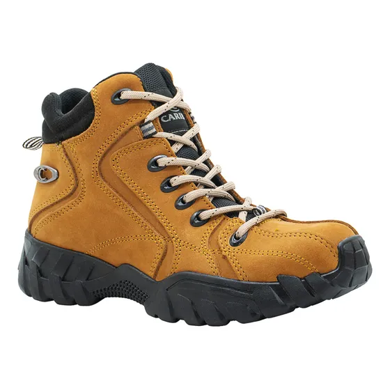Bota Para Hombre Caribu® Nobuck Color Paja Antiderrapante
