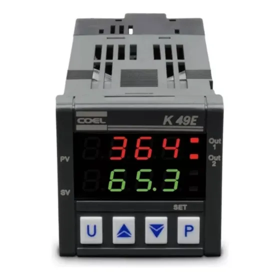 Controlador De Temperatura K49e Hcrr Tc-pt100/240vca Coel