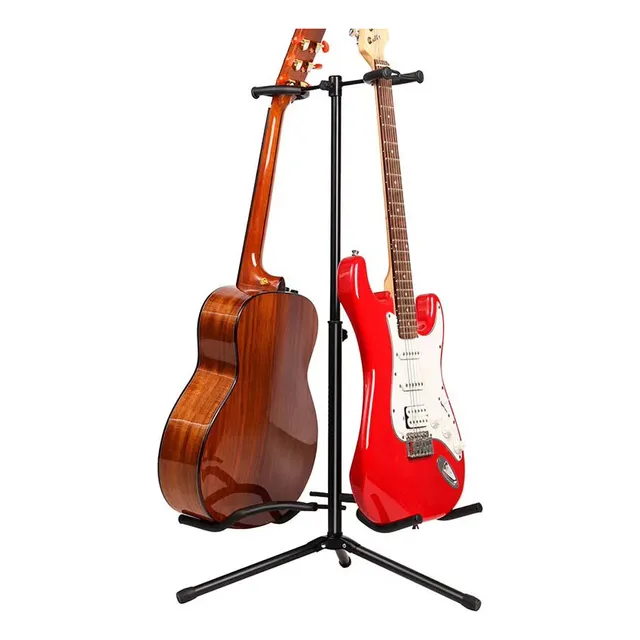 Atril Doble Regulable Guitarra Bajo Mandolina Banjo Ukelele