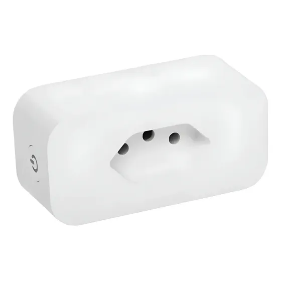 Tomada Inteligente Wi-Fi JWCOM 16A Bivolt Medidor Consumo Alexa Siri