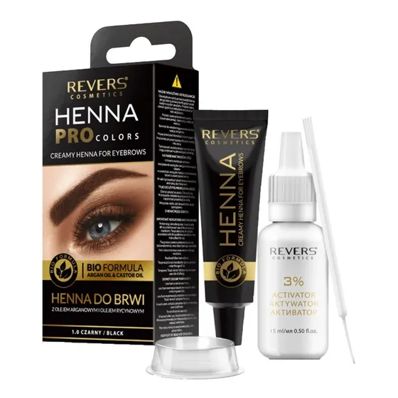 Henna Pro Colors Black/negro Tono Negro