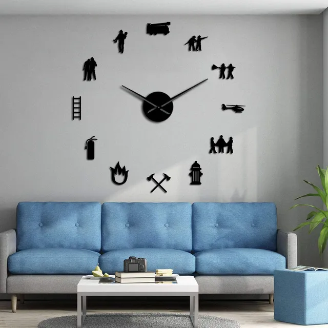 Reloj Pared Efecto Espejo Para Decoracion Hogar Marco Color