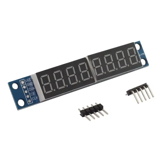 Pantalla Led Display De 7 Segmentos 8 Digitos Driver Max7219