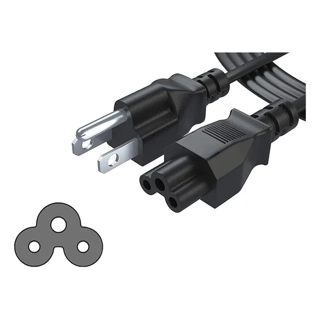 3 Clavijas Portátil Ac Cable De Alimentación Para Hp/lenovo