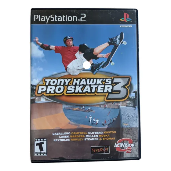 Jogo Tony Hawks Pro Skater 3 Ps2 Black Label Original