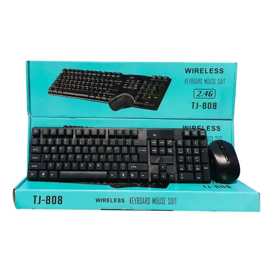 Combo Kit Mouse Y Teclado Inalambrico 2.4g Pc Laptop