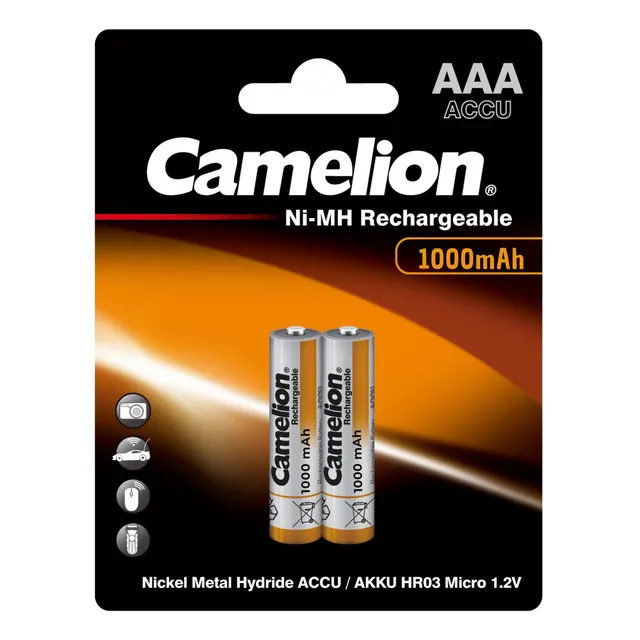 Pilas Aaa Recargables 1000mah Larga Duración 10 Años De Vida