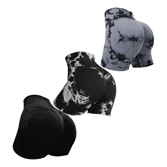 3pzs Leggins Deportivos Mallas Mujer Licra Push Up Gym Yoga