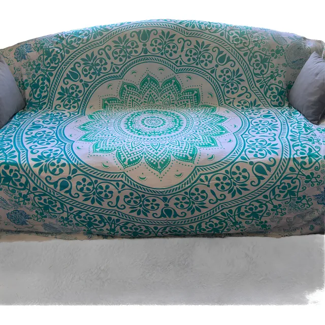 Manta Cobertor 2.30 X 2.10 Cm Algodón India Tapiz Importado