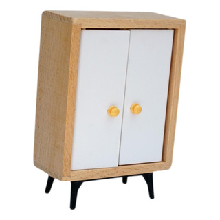 Armario De Casa De Muñecas A Escala 1:12, Muebles En Armario De Casa De Muñecas A Escala 1:12, Muebles En
