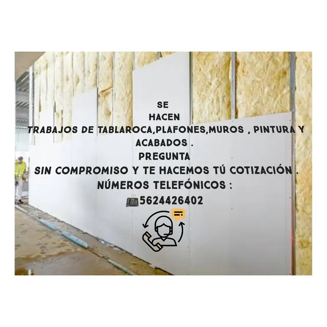 Se Hacen Trabajos De Tablaroca En Cdmx 