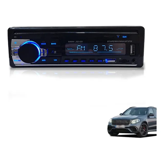 Radio Fm Llamada Bluetoot Coche Mp3 U-disk Plug-in