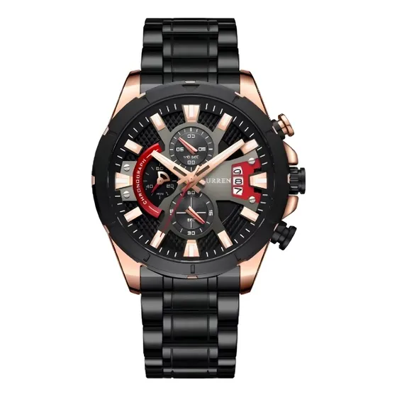 Reloj Para Hombre Curren 8401 Kred42001 Negro