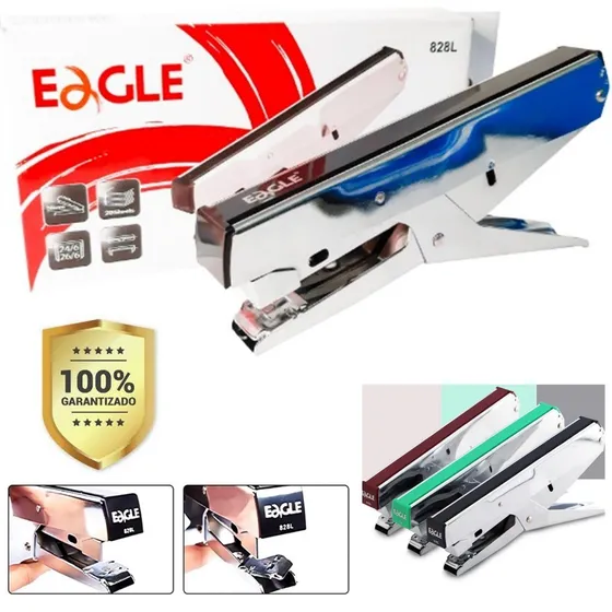 Engrapadora Eagle 828l Grapa 24 26/6 De Oficina Colegio 