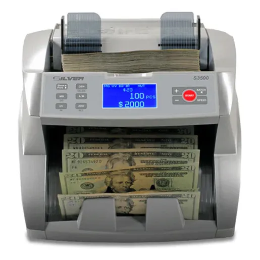 Contadora Y Detectora Silver S3500 Mg/uv 1 Año De Garantia