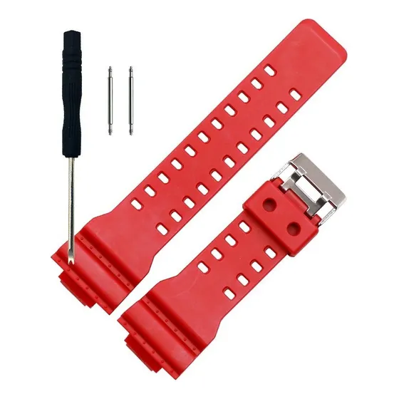 Extensible For Casio G Shock Ga-100b Ga-110fc Ga-700 Rojo