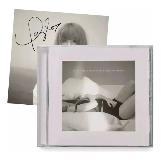Taylor Swift Cd Autografado The Tortured Poets Department