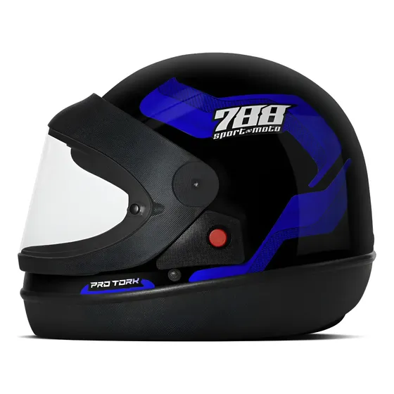 Capacete Fechado Para Moto Pro Tork Sport Moto 788 Oferta — foto 2