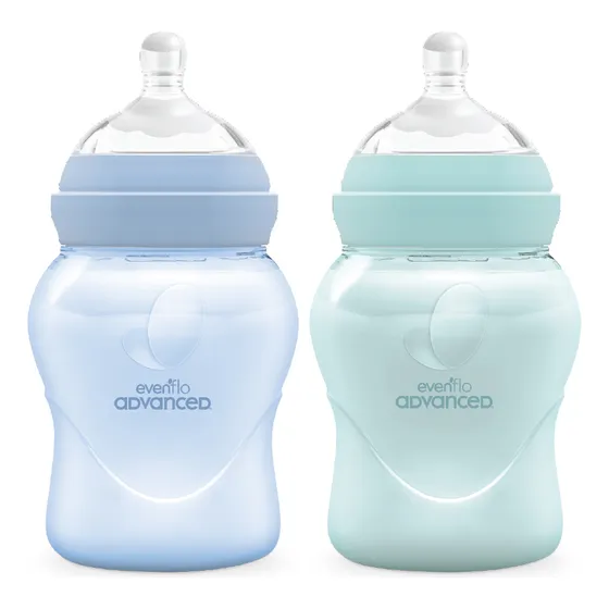 Set De Biberones Evenflo 150ml Flujo Lento 0m+ 2 Piezas