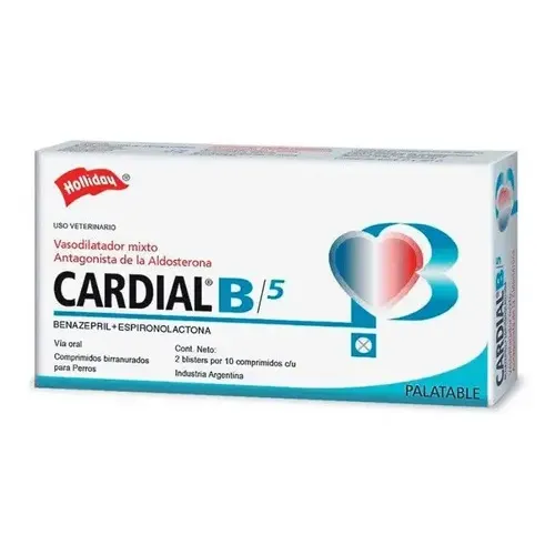 Cardial B 5 Mg Holliday 20 Tabs | Cuotas sin interés