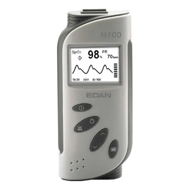 Oxímetro de pulso para mano Edan H100B blanco/gris