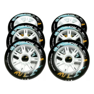 6 Llantas Ruedas Para Patines De Velocidad Roadshow 110 Mm 6 Llantas Ruedas Para Patines De Velocidad Roadshow 110 Mm