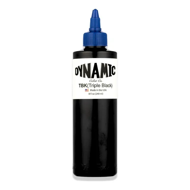 Tinta Tattoo Dynamic Triple Black 8oz | Súper Intensa
