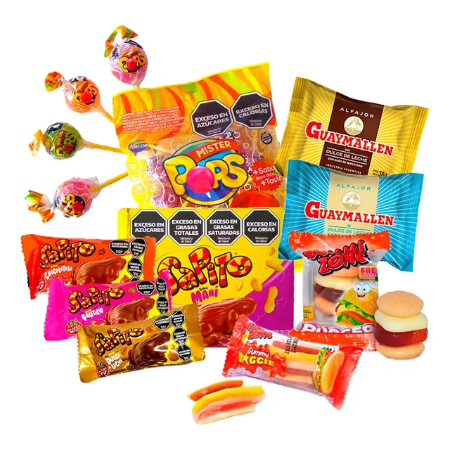 Combo De Golosinas Lila 30 Chicos - Delipop Dulcería