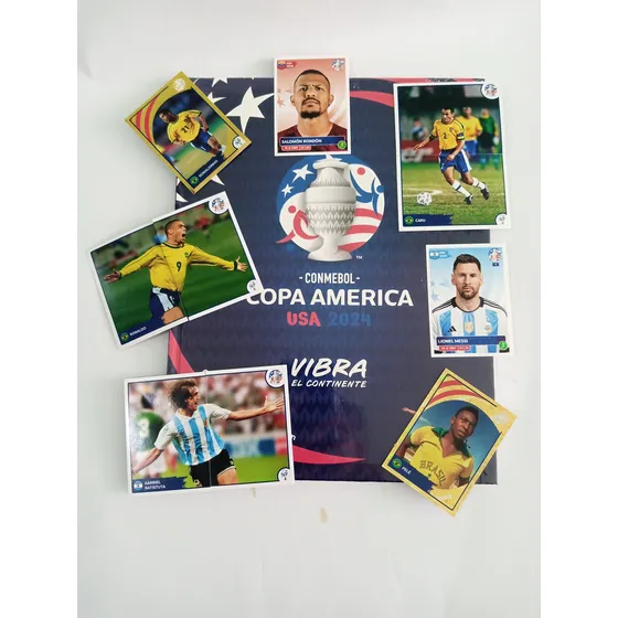 Album Copa América+430 Barajitas+ Extra Stickers