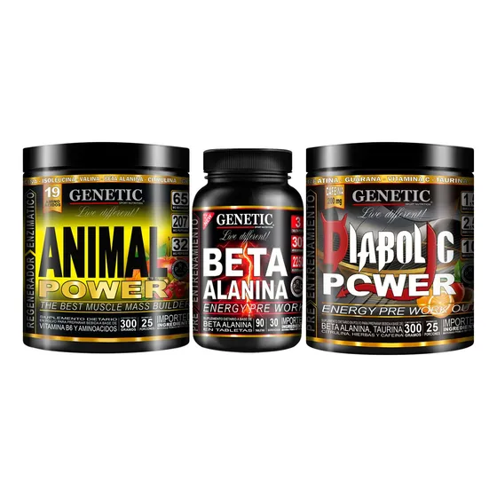 30 Días Pak Animal Beta Alanina Preentreno Diabolic Genetic