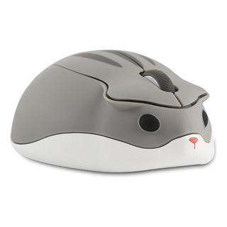 Mouse Inalámbrico, De Adorable Hámster Gris, 1200 Dpi Mouse Inalámbrico, De Adorable Hámster Gris, 1200 Dpi