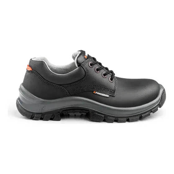 Calzado Zapato De Seguridad Punt Acero Funcional Iron Negro