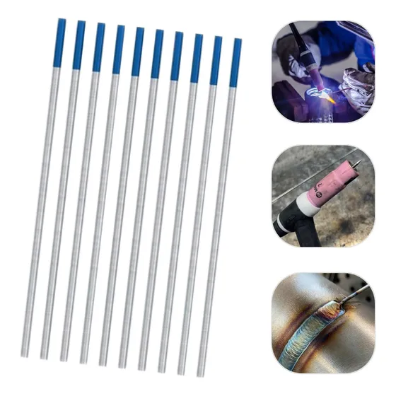 Eletrodo Tungstênio Ponta Azul 2% Lantânio Solda Tig 2,4mm