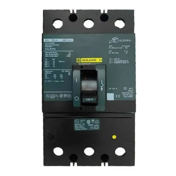 Interruptor Termomagnetico  3x150 Amperes Kal 36150 Square