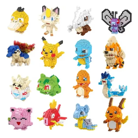 Juguete Armable Pokemon Magic Blocks Personajes 3d Bloques