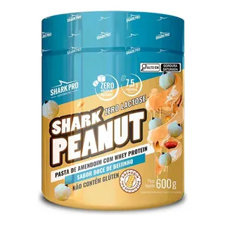 Pasta De Amendoim Pote 600g Zero Lactose Shark Pro