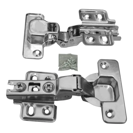 Set 10 Bisagra Puerta Mueble Semi Curva 35mm Ducasse