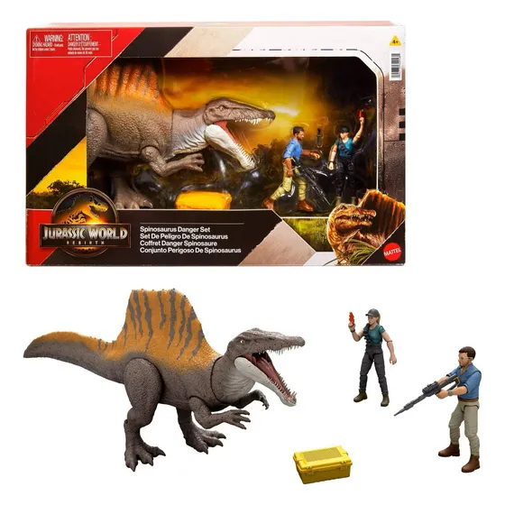 Jurassic World Rebirth Spinosaurus Exclusivo Con Accesorios