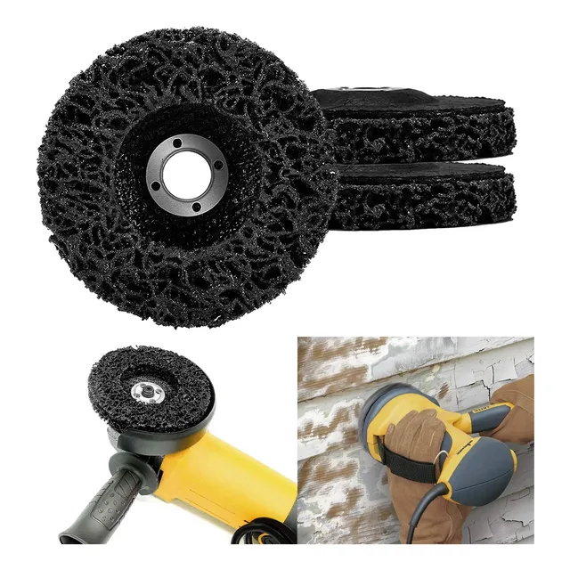 3pcs Disco Pulir Removedor Pintura Oxido 4.5'' 115mm Esmeril