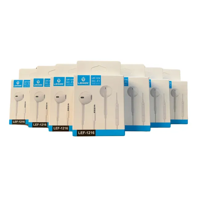 Kit 10 Fone Ouvido Intra C/ Microfone Atacado Revenda Lehmox