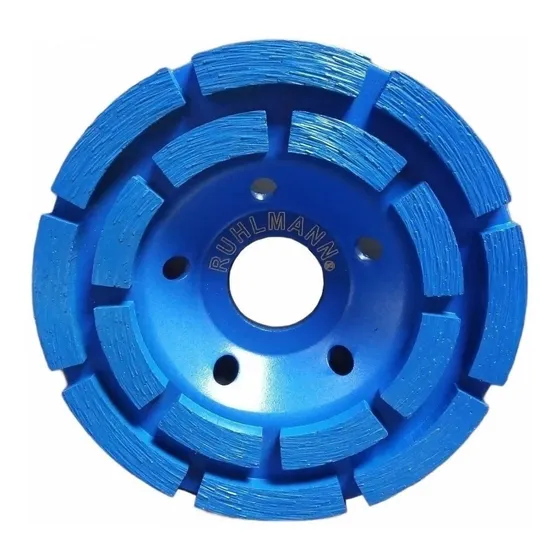 Discode desbaste Ruhlmann Disco copa diamantado x 8mm color celeste
