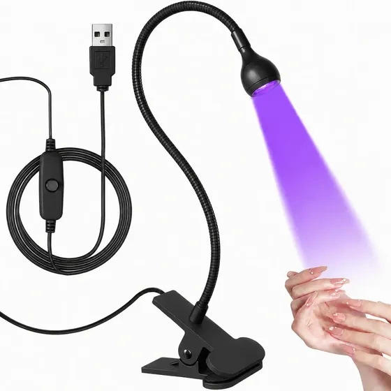Lanterna LED UV para Unha de Gel Portátil – Secador Profissional com USB