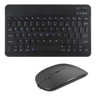 Mini Teclado Sem Fio Via Bluetooth E Mouse, Para Pc, Tablet Mini Teclado Sem Fio Via Bluetooth E Mouse, Para Pc, Tablet