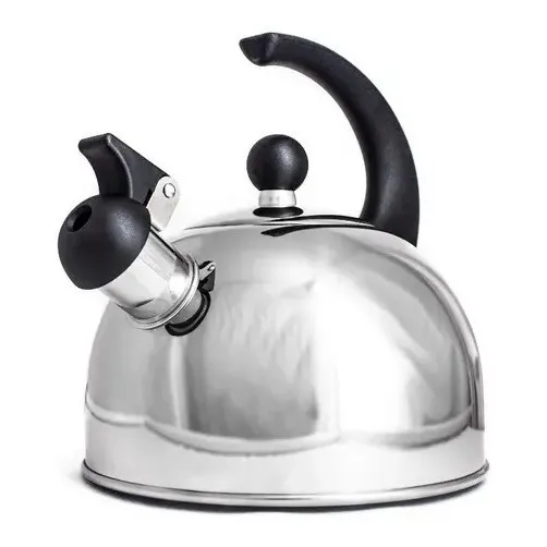Pava Silbadora De Acero Inoxidable 2 Lt Con Mango Ergonómico
