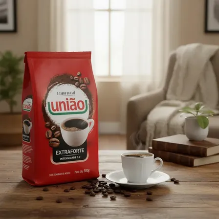Café União Torrado E Moído Extraforte 500g Pacote - foto 1